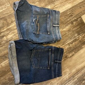Silver Jeans Blue Jean Shorts Classic Style